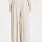 Fully pleated trousers
