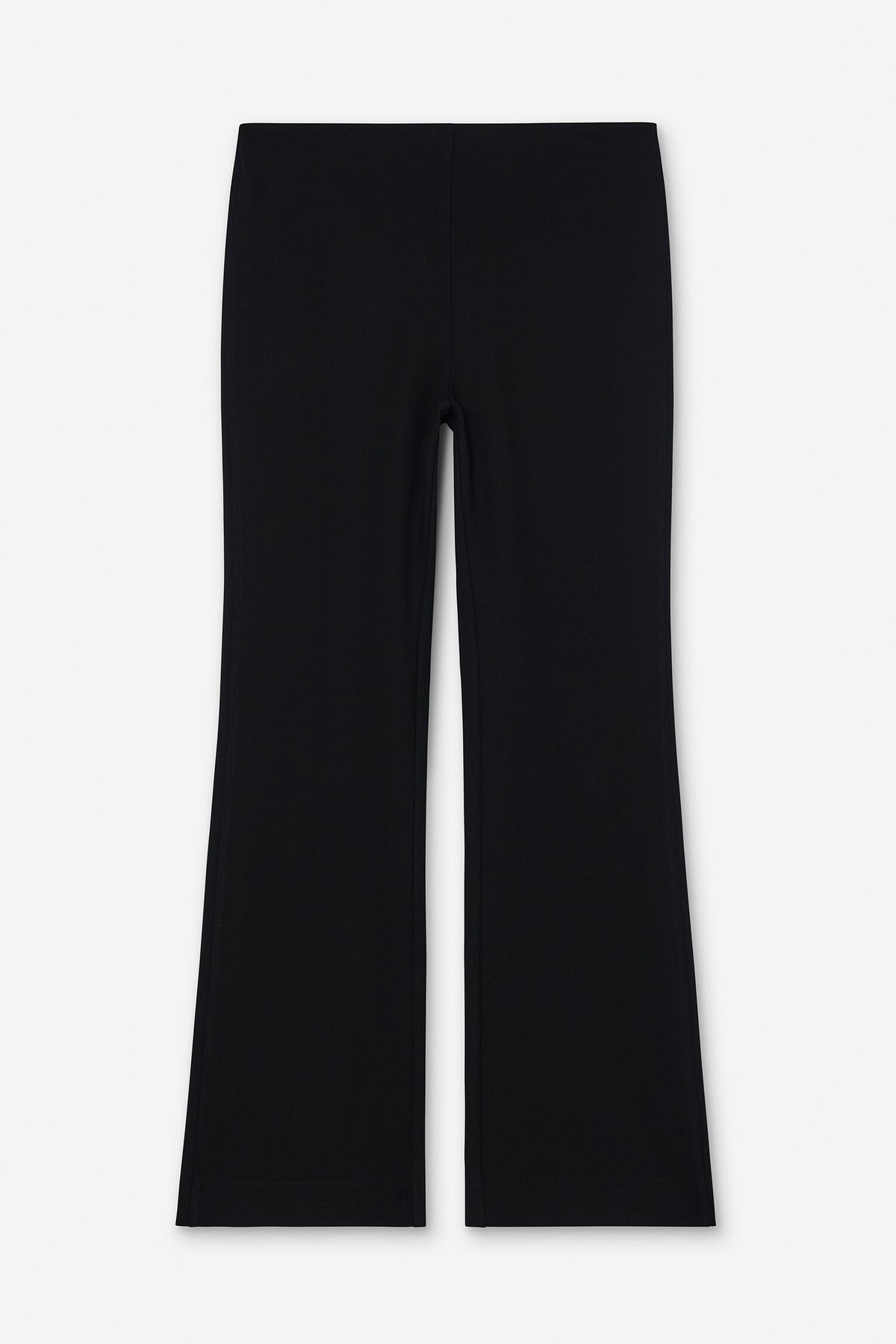 Flared jersey trouser
