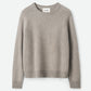Boyfriend crewneck greige