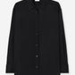 Satin shirt black