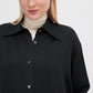 Satin shirt black