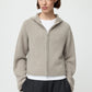 Chunky hoodie greige