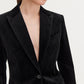 Sasha velvet blazer