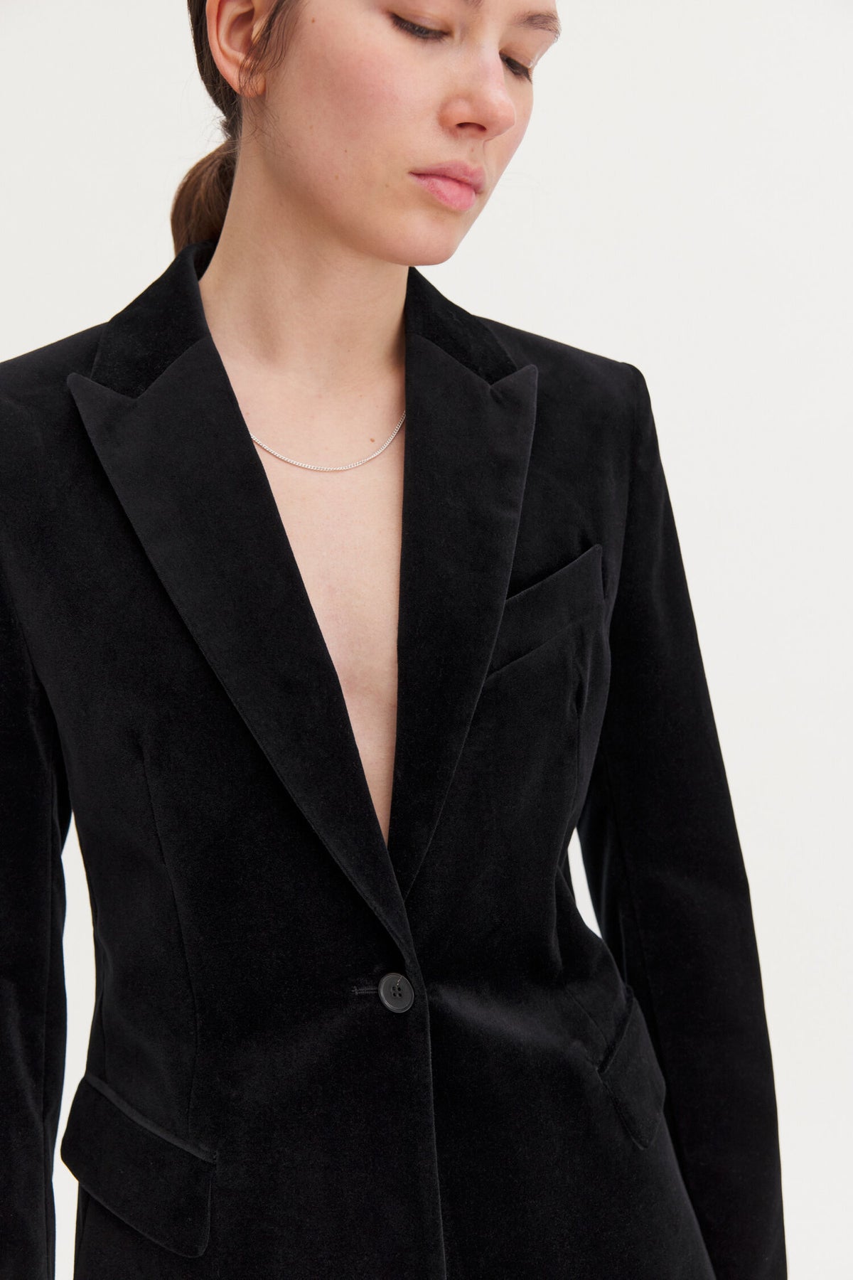 Sasha velvet blazer