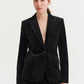 Sasha velvet blazer