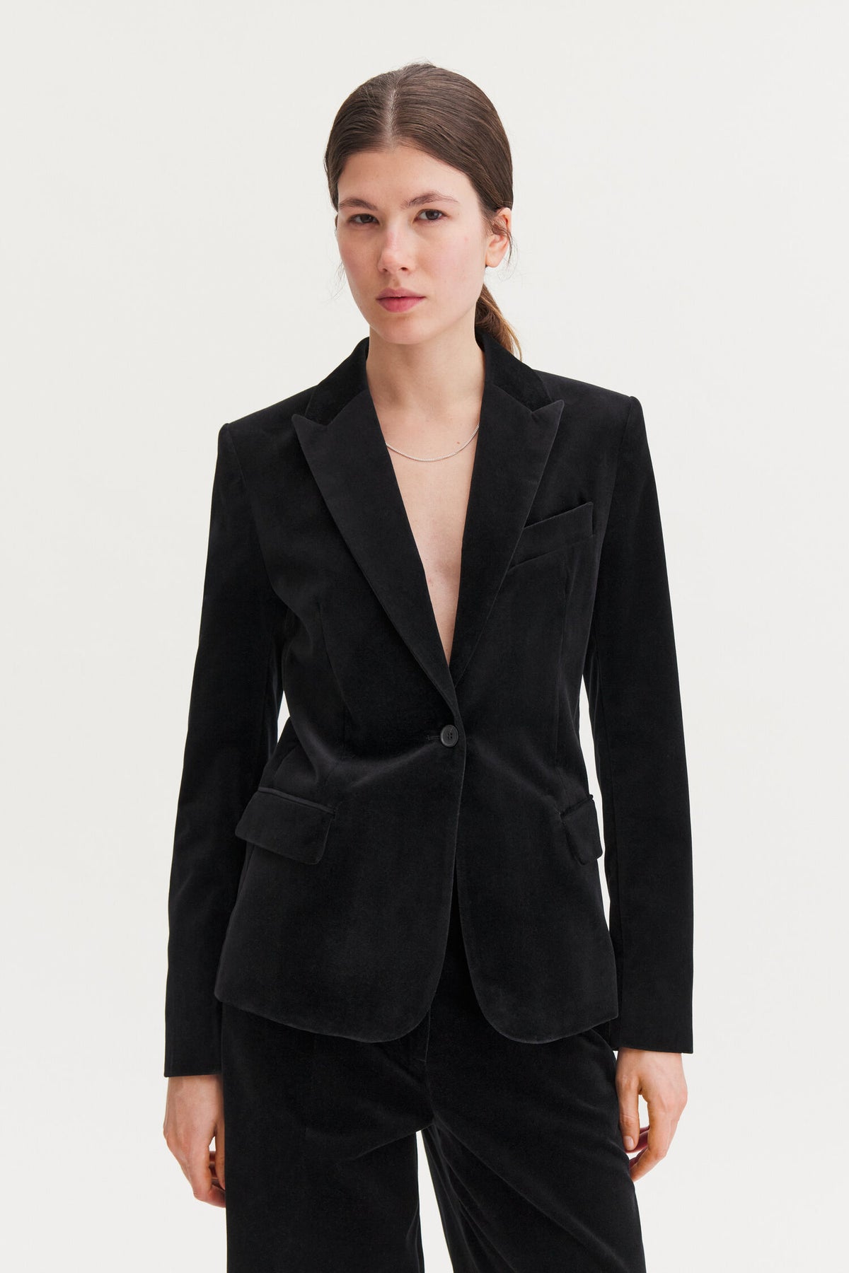 Sasha velvet blazer
