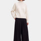 Cashmere turtleneck sweater off white