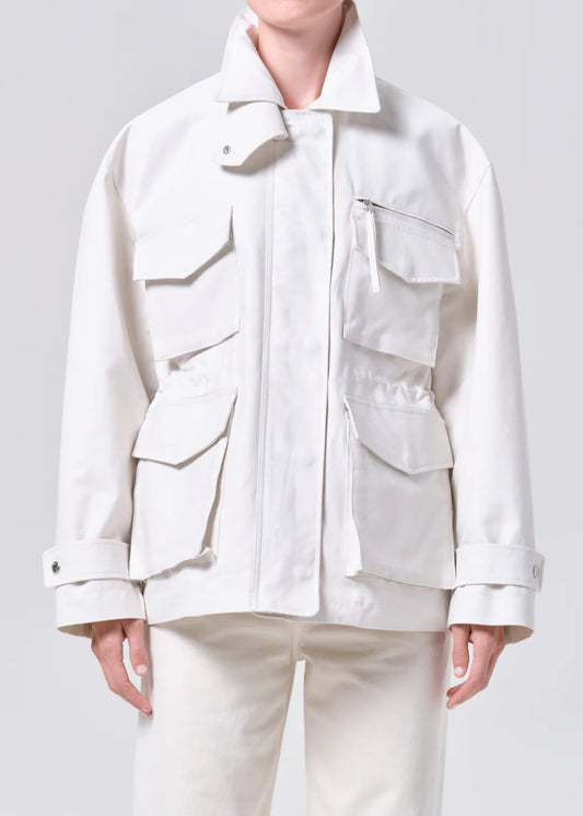 Aubrey jacket in chalk white
