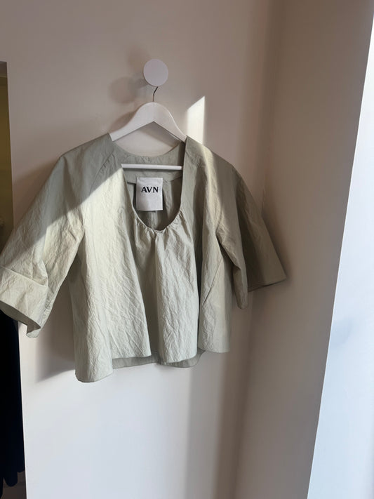 Shell  shirt sage green