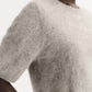 Brushed short sleeve greige