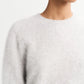 Brushed short sleeve light grey