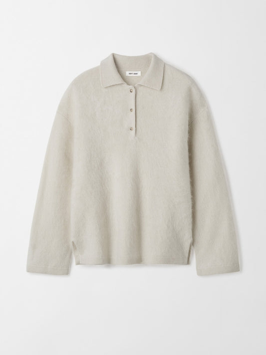 Brushed polo shirt
