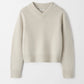 Chunky v neck chalk
