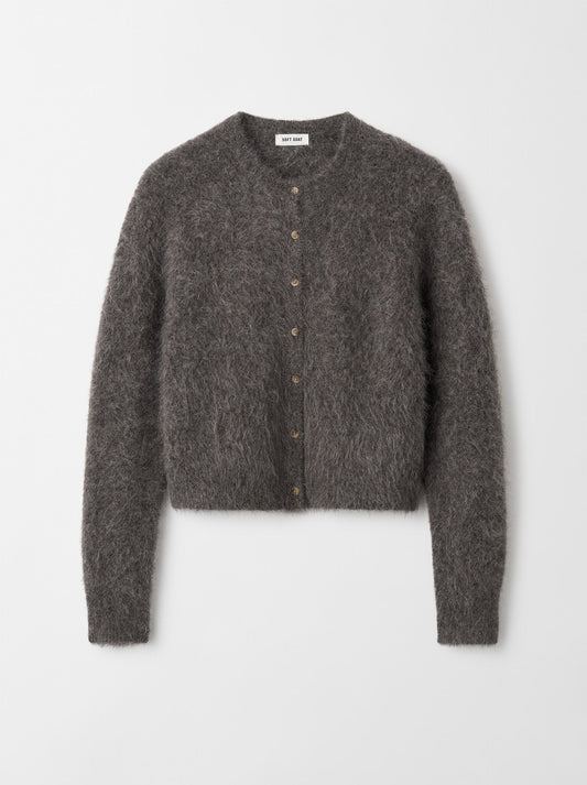 Alpaca cardigan wood