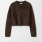 Brushed crewneck mocha