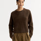 Brushed crewneck mocha