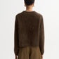 Brushed crewneck mocha