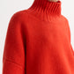 Girlfriend turtleneck tangerine