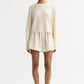 Cashmere top feather white