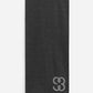 Monogram scarf black