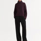 Girlfriend turtleneck midnight plum