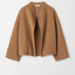 Short jacket camel
