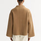 Short jacket camel