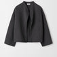 Short jacket dark grey