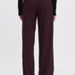 Darcey wool pants dark burgundy