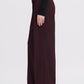 Darcey wool pants dark burgundy