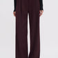 Darcey wool pants dark burgundy