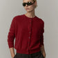Roselle Cardigan in Red