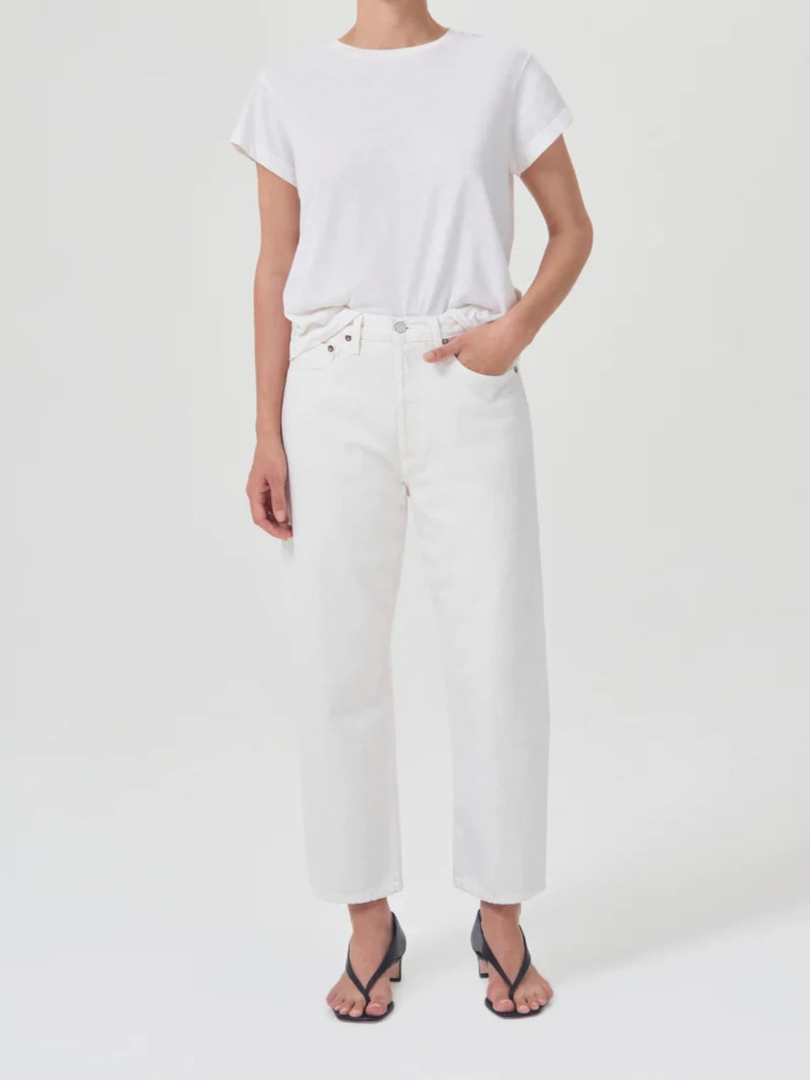 90s cropped mid rise straight in salt